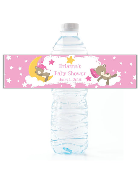 Teddy Bear Water Bottle Labels - Cathy's Creations - www.candywrappershop.com